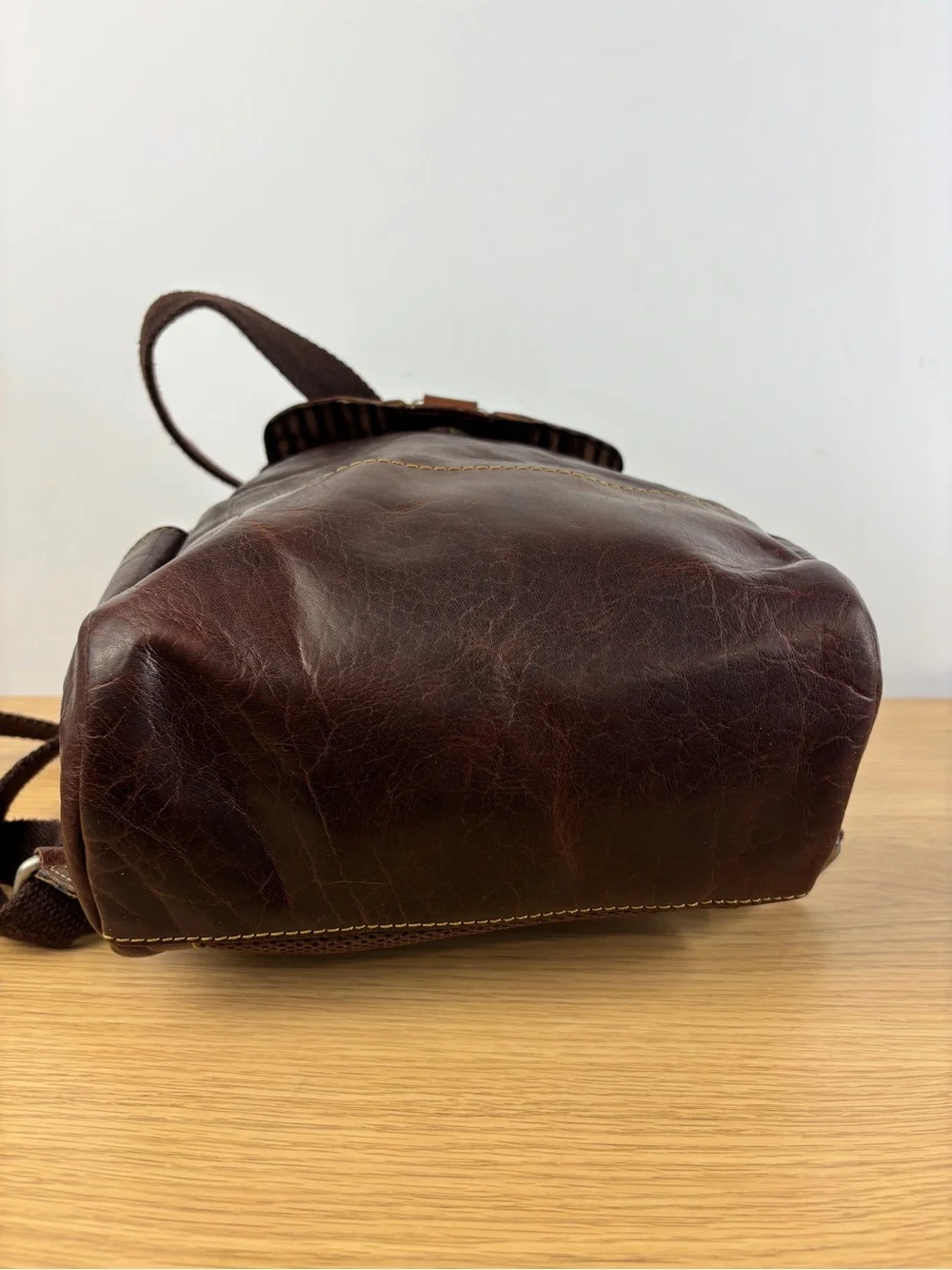Jack Georges Voyager Convertible Backpack/Crossbody Buffalo Leather Bag
